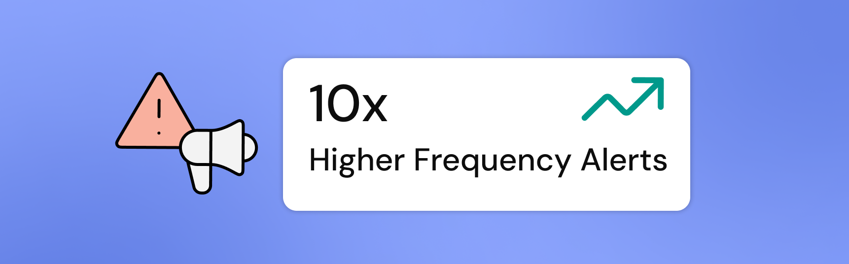 Higher frequency monitoring alert