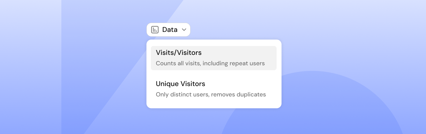 Dashboard format showing multiple dashboard options